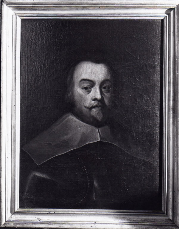 Ritratto di gentiluomo con corazza (dipinto) - ambito romano (sec. XVII)